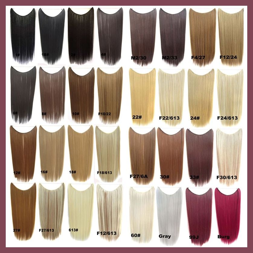 Various hair colour shades